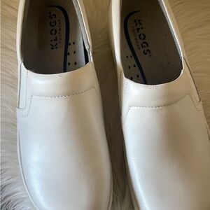 Klogs White Slip-On Nursing Shoes